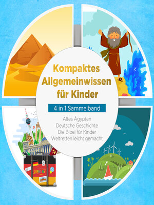 cover image of Kompaktes Allgemeinwissen für Kinder--4 in 1 Sammelband